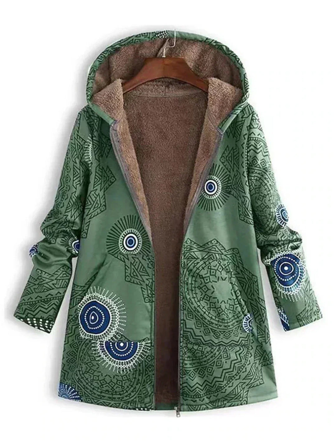 ZAHARA™ | Künstlerische Fleece-gefütterte Jacke