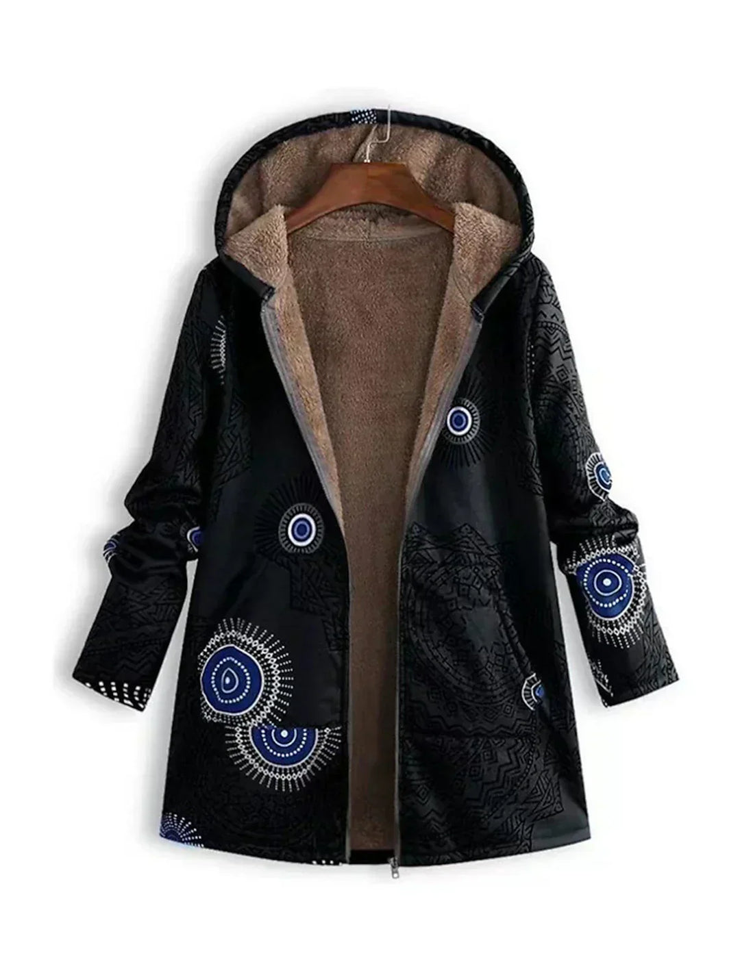 ZAHARA™ | Künstlerische Fleece-gefütterte Jacke