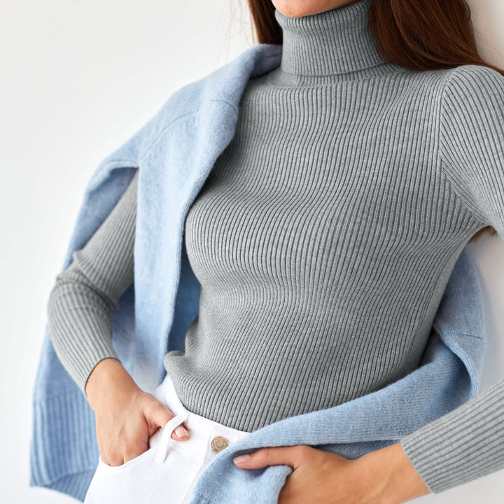 MAEVA™ – Rippstrick-Rollkragenpullover