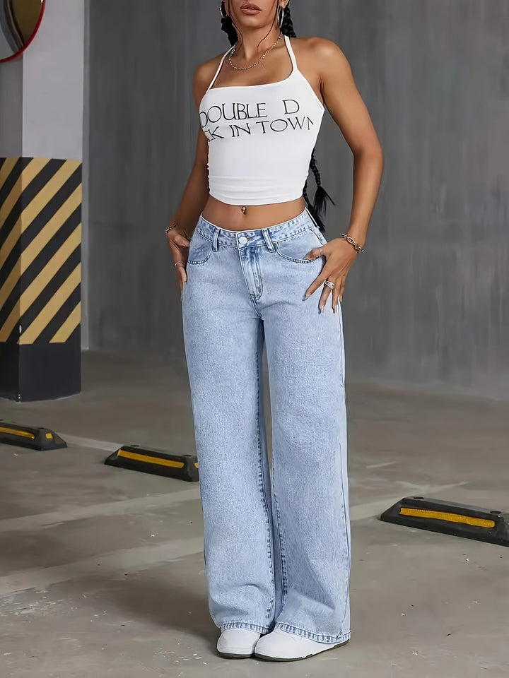 PHILIPPA™ – Trendige High-Waist-Jeans