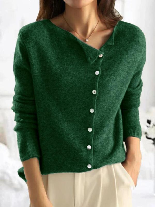 MOLLY™ - Zopfstrickpullover mit Knopfleiste für Herbst & Winter