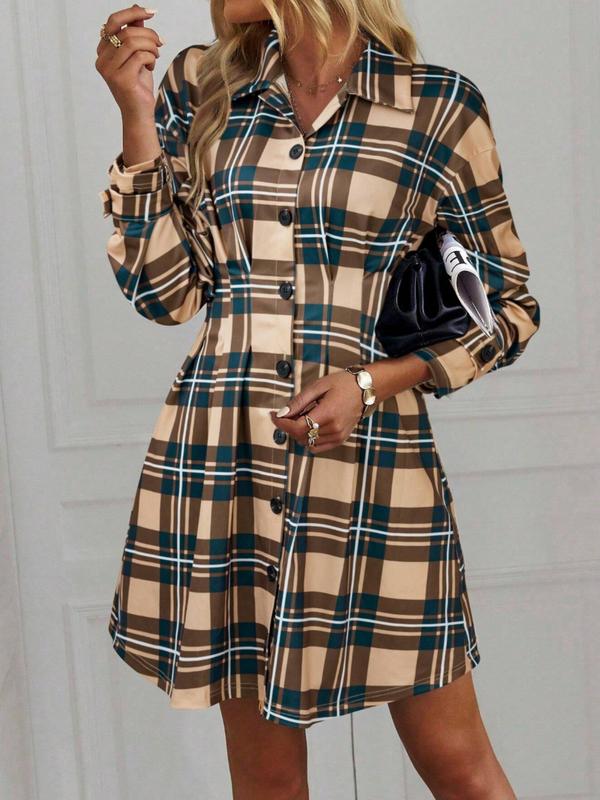 MARIA™ – Elegantes figurbetontes Karokleid für Herbst & Winter