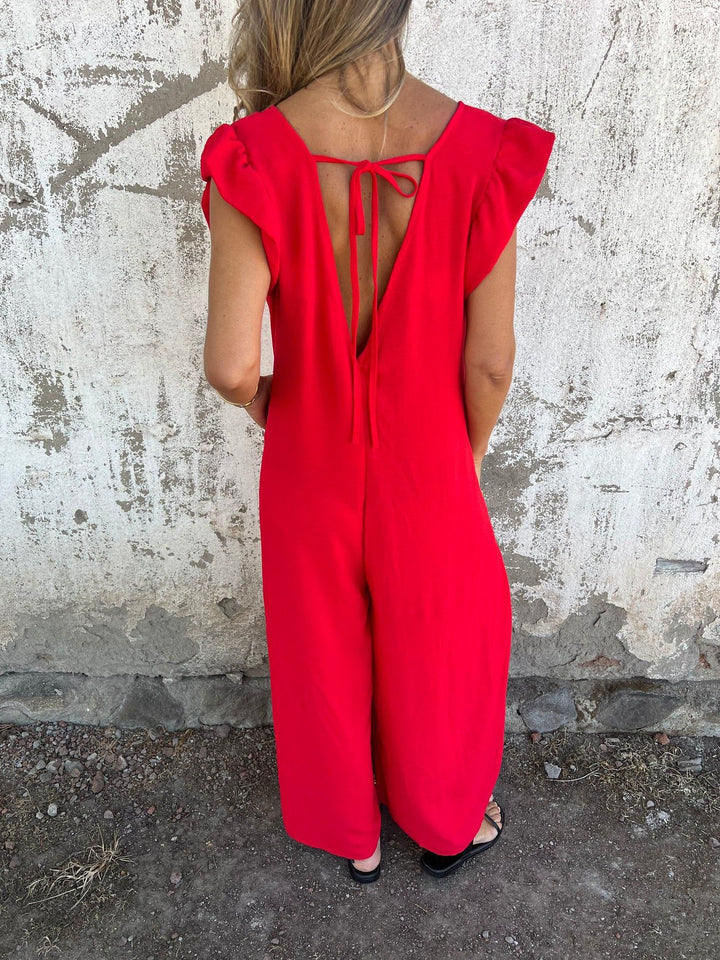CASSANDRA™ - Trendiger V-Ausschnitt Jumpsuit