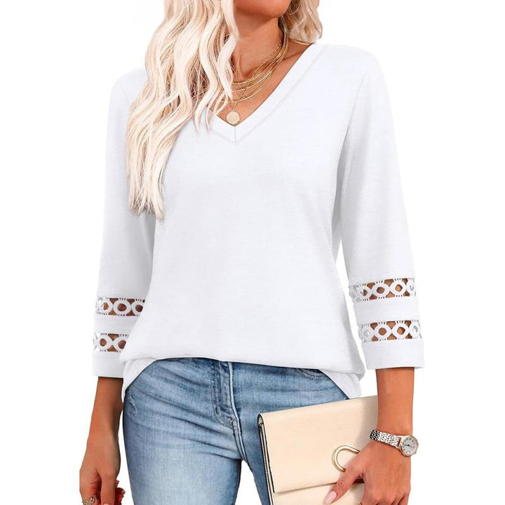 STYLI™ – Schickes lässiges Sommer-Top mit V-Ausschnitt