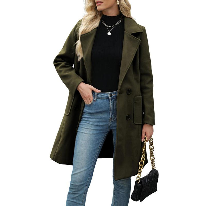 MOORE™ - Freizeit-Wollmantel mit Revers für den Winter