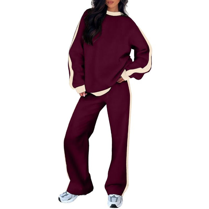 SANDI™ - Bequemes 2-teiliges Lounge-Set Sweatshirt & Hose mit geradem Bein