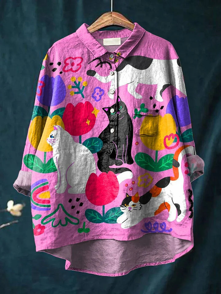 AMARI™ - Katzenkunst-Shirt