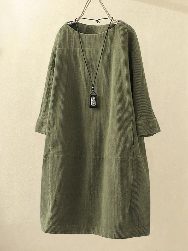 BRIDIE™ – Midikleid aus Cord in entspannter Passform