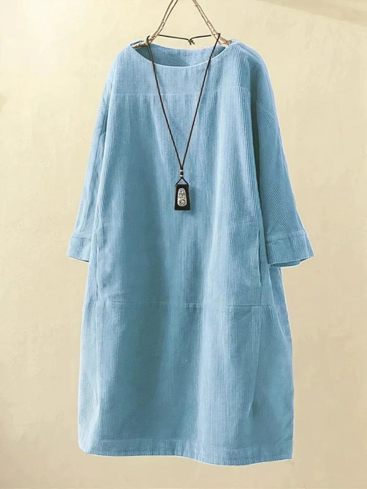 BRIDIE™ – Midikleid aus Cord in entspannter Passform