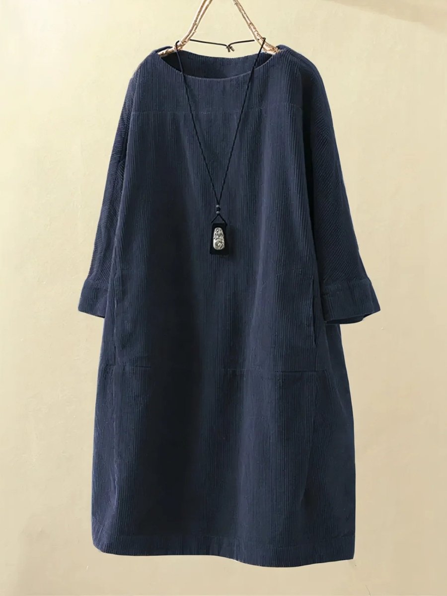 BRIDIE™ – Midikleid aus Cord in entspannter Passform