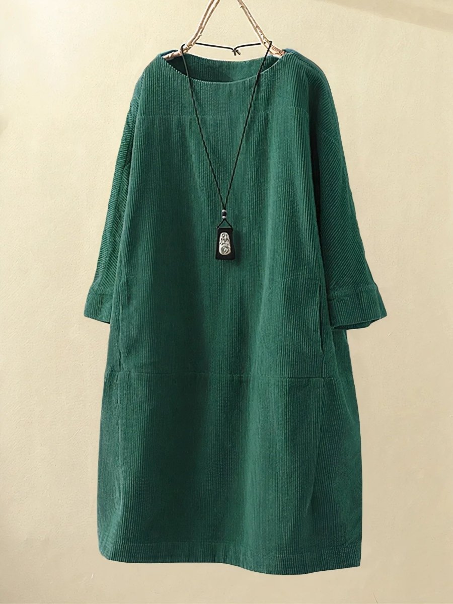 BRIDIE™ – Midikleid aus Cord in entspannter Passform