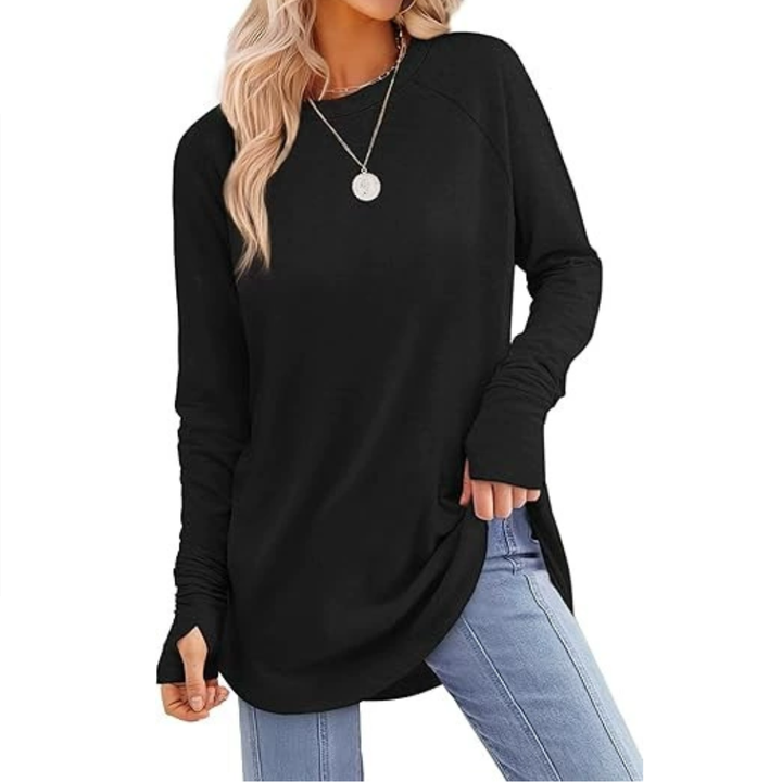 CORINNE™ – Legeres Tunika-Top mit Daumenloch