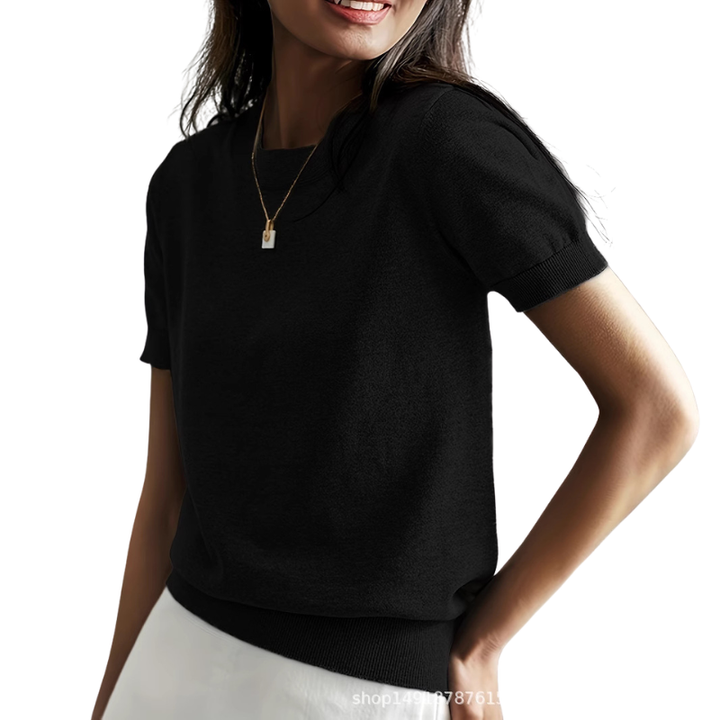 BONNIE™ – Elegantes, weiches Kurzarm-Top