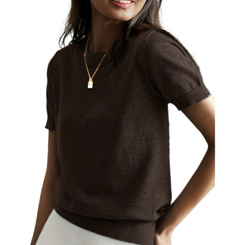 BONNIE™ – Elegantes, weiches Kurzarm-Top