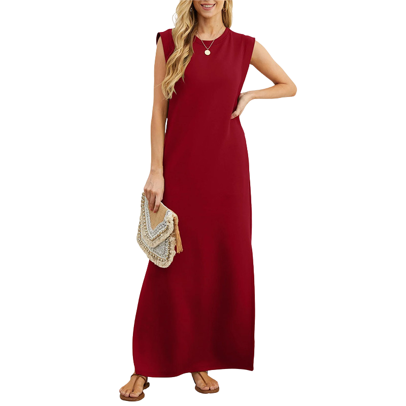 TASHA™ – Lässiges ärmelloses Maxikleid