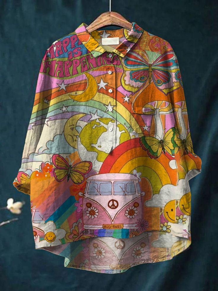 CLAUDINE™ – Gelassenes Kunst-Shirt