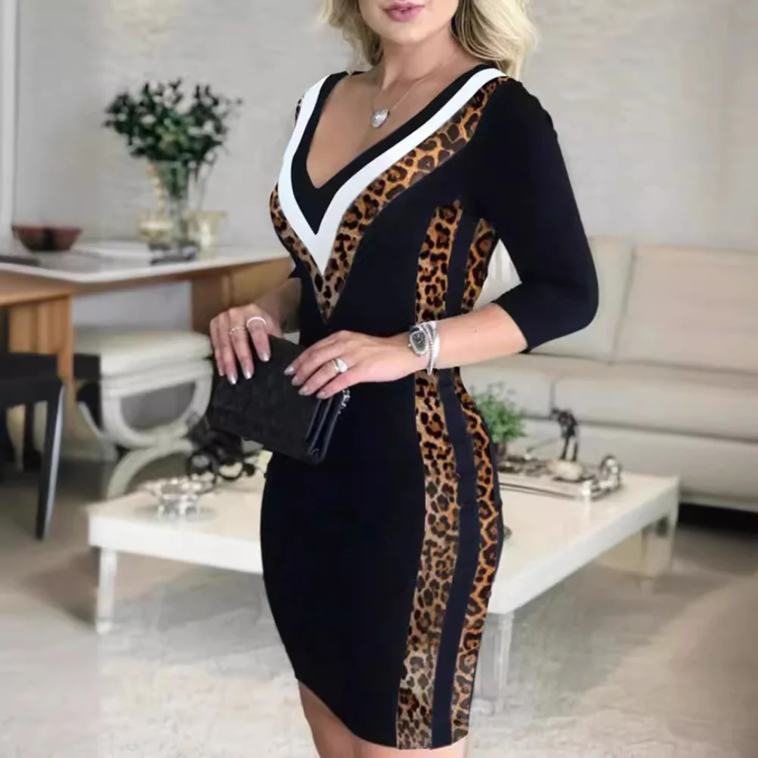 FELINA™ - Modernes Panel Bodycon Kleid