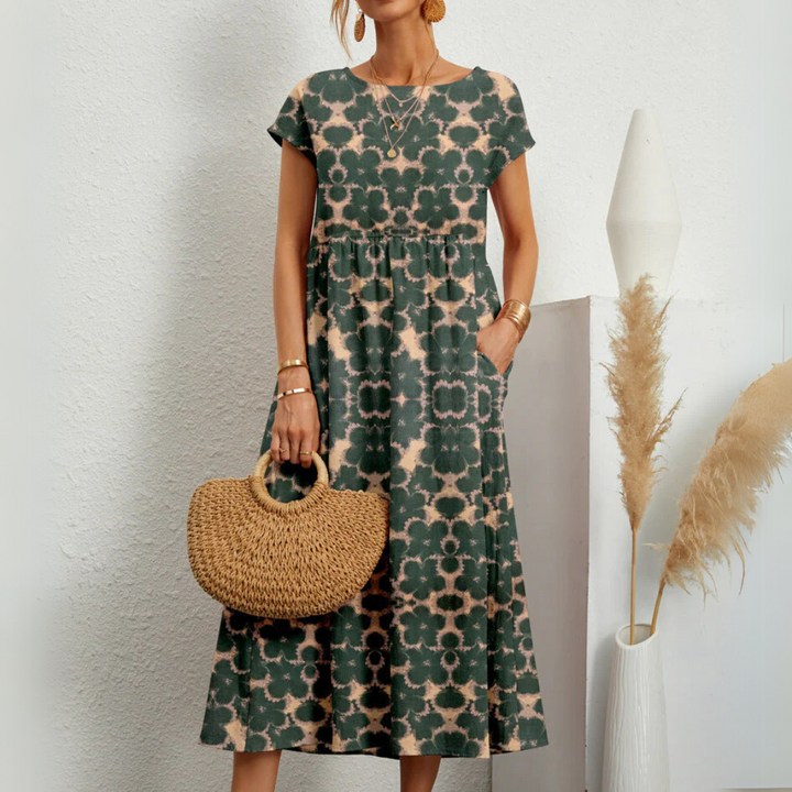 FLORENE™ - Luftiges geblümtes Midikleid