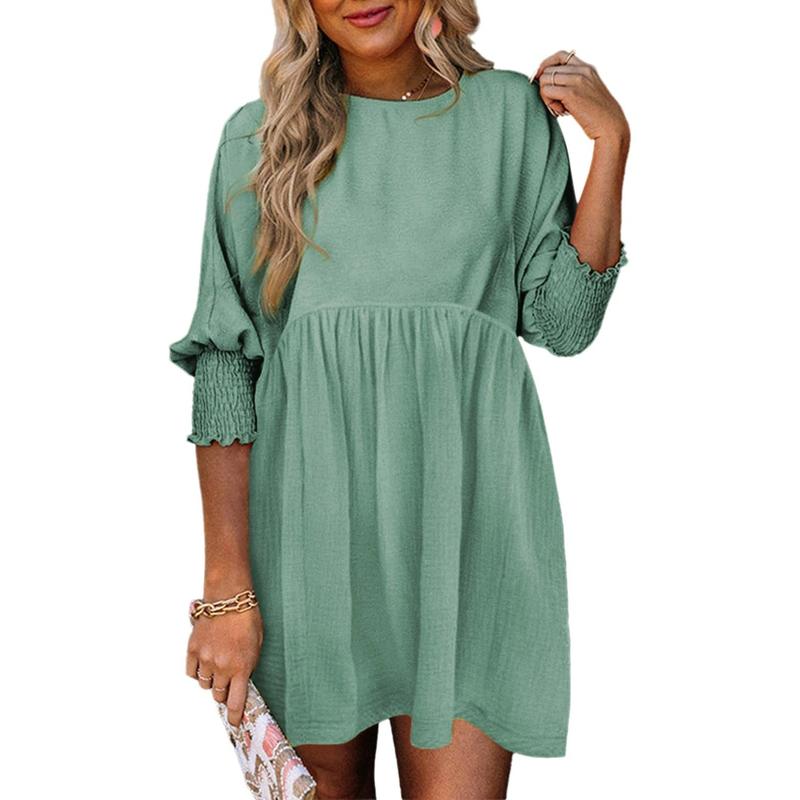 MIRASOL™ – Legeres Minikleid mit Rundhalsausschnitt und lockerer Passform