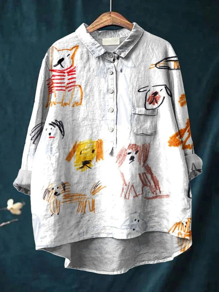 ISSA™ – Hunde-Kunst-Shirt