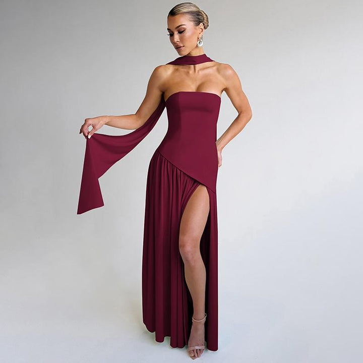 LINDSAY™ – Elegantes ärmelloses, eng anliegendes Maxi-Abendkleid