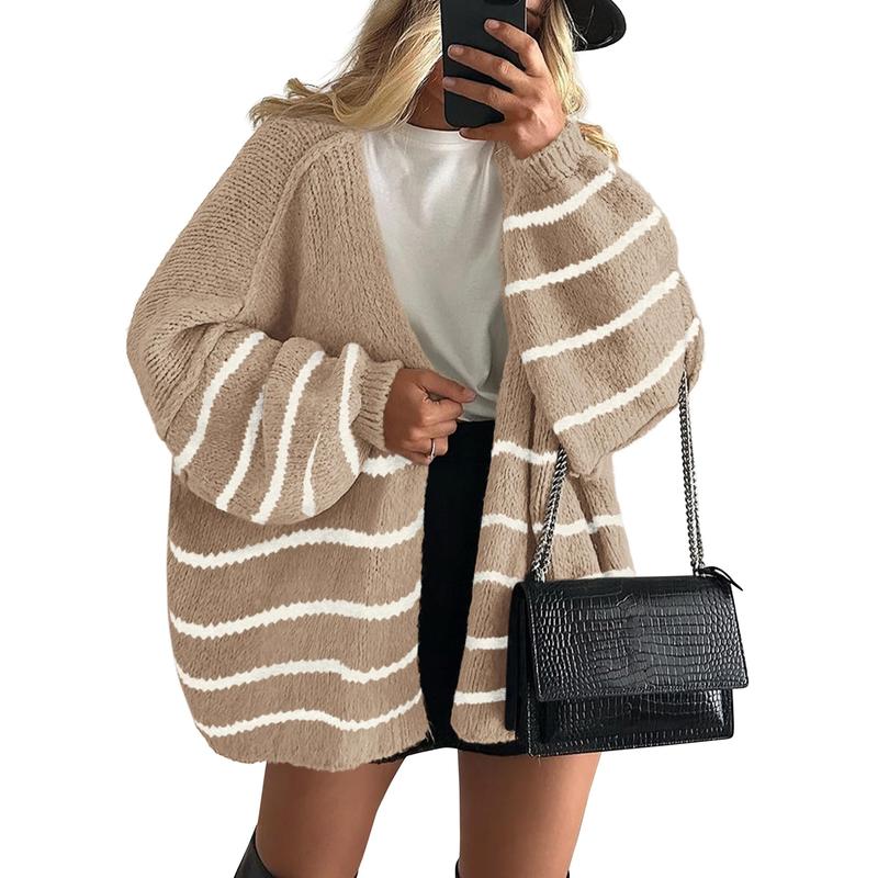 VERONIKA™ - Oversized Strickjacke mit Laternenärmeln für den Herbst