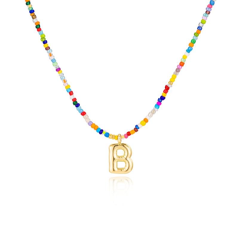 MACY™ - Bunte Bubble-Buchstaben-Halskette