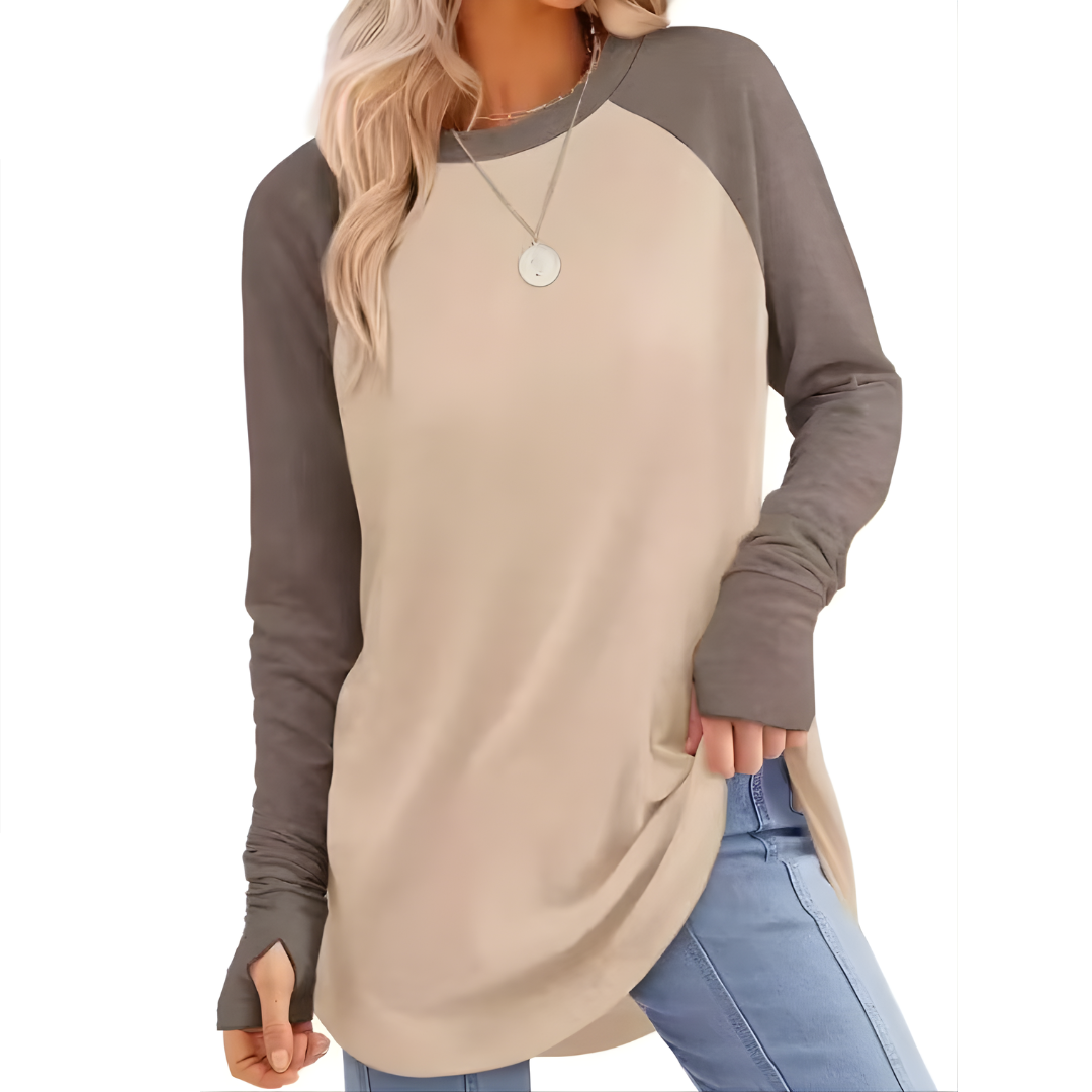 CORINNE™ – Legeres Tunika-Top mit Daumenloch