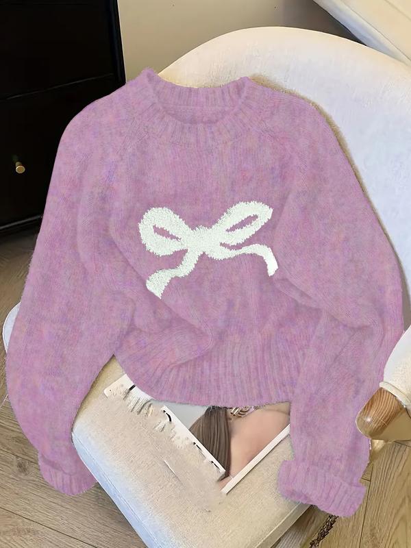 GRACIE™ - Eleganter Strickpullover mit Schleife für Herbst- und Wintermode