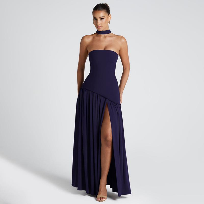 LINDSAY™ – Elegantes ärmelloses, eng anliegendes Maxi-Abendkleid
