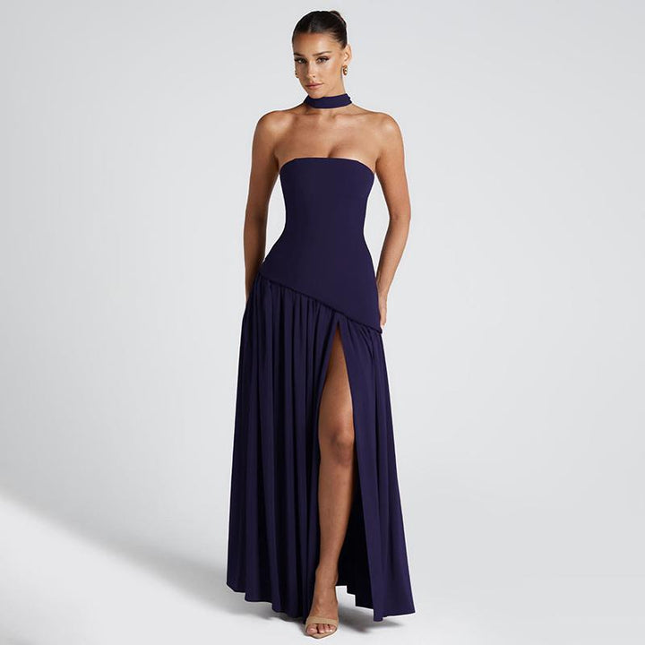 LINDSAY™ – Elegantes ärmelloses, eng anliegendes Maxi-Abendkleid