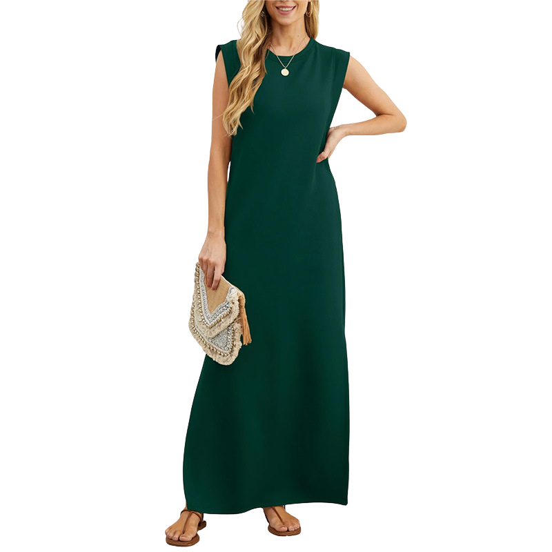 TASHA™ – Lässiges ärmelloses Maxikleid