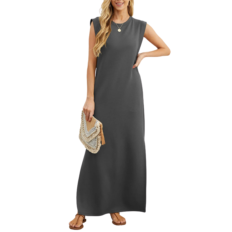 TASHA™ – Lässiges ärmelloses Maxikleid
