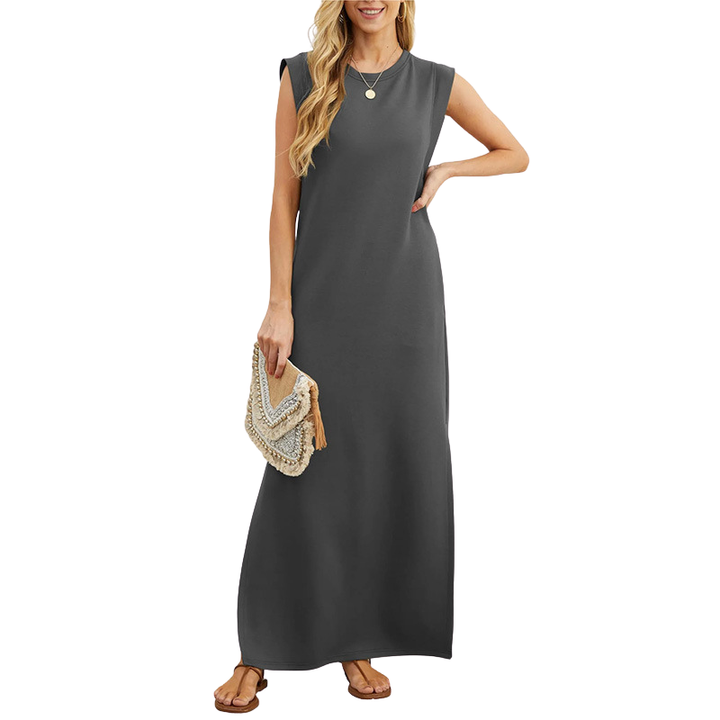 TASHA™ – Lässiges ärmelloses Maxikleid