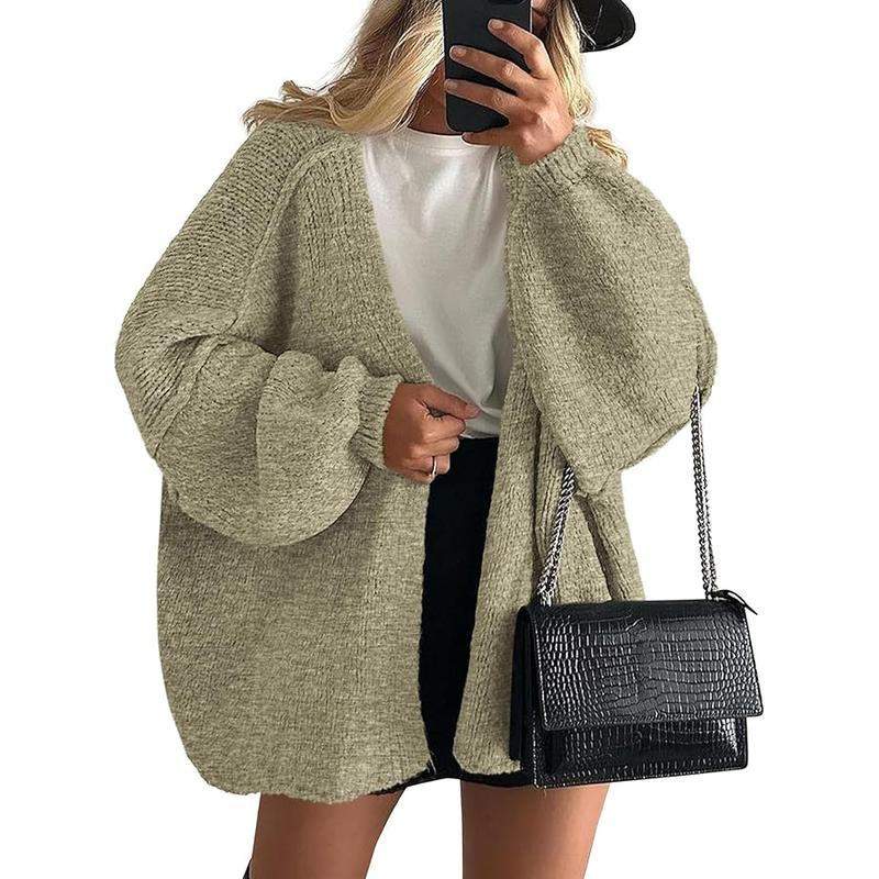 VERONIKA™ - Oversized Strickjacke mit Laternenärmeln für den Herbst