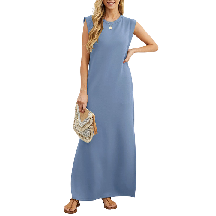 TASHA™ – Lässiges ärmelloses Maxikleid