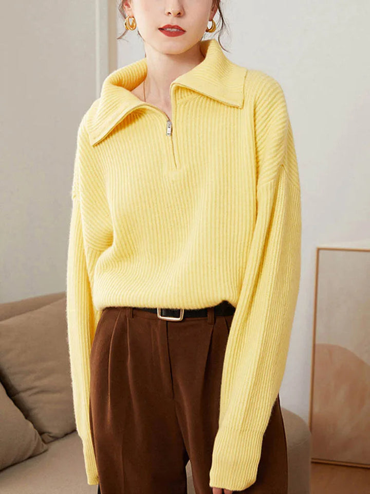 ELODIE™ – Gemütlicher Half-Zip-Pullover