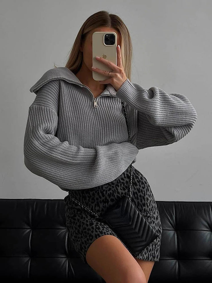 ELODIE™ – Gemütlicher Half-Zip-Pullover