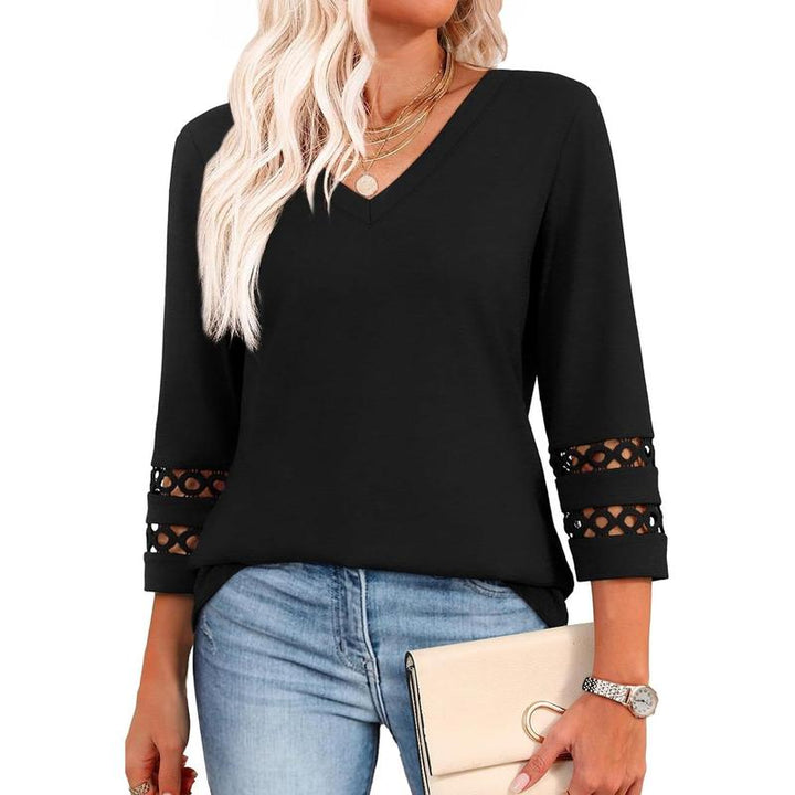 STYLI™ – Schickes lässiges Sommer-Top mit V-Ausschnitt
