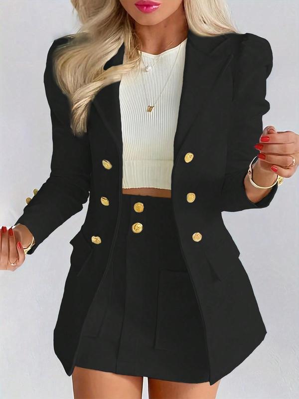 MAGDA™ - Elegantes zweiteiliges Blazer- und Rock-Set für Winter- und Herbstmode