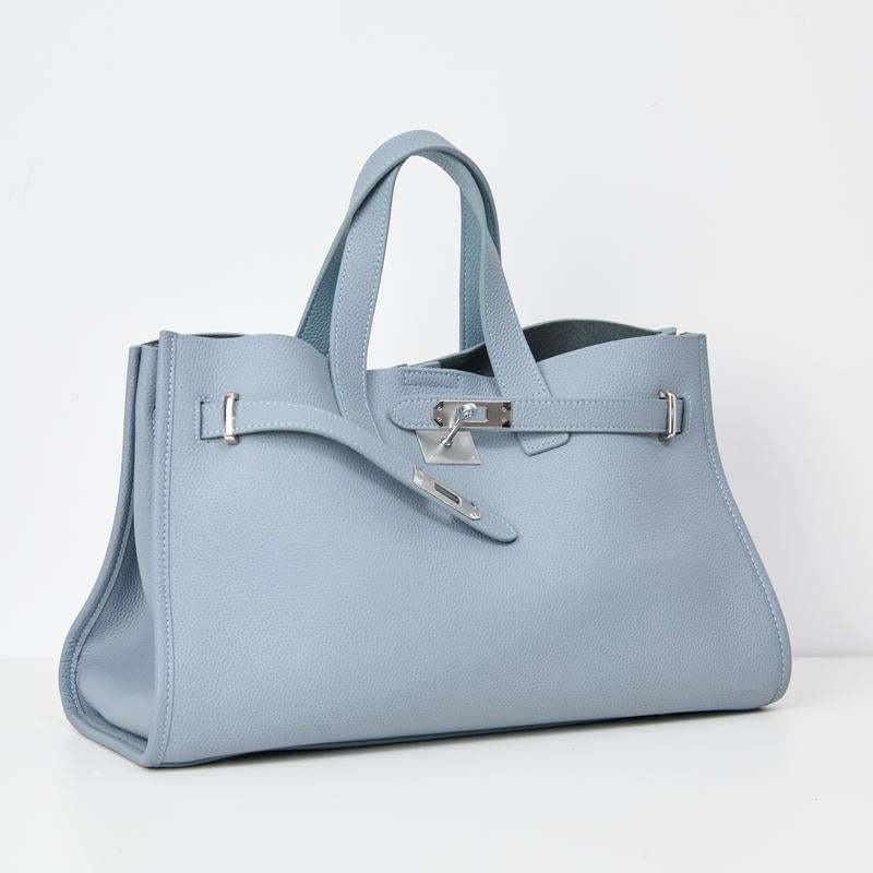 BEVERLEY™ - Große Shopper-Tasche aus echtem Rindsleder für Arbeit & Reisen