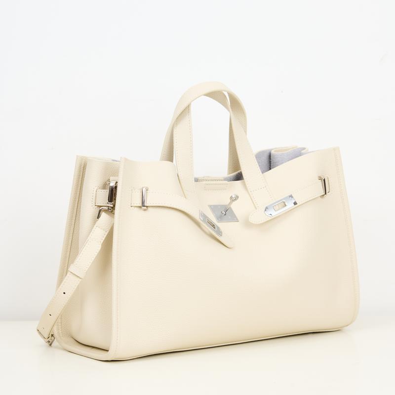 BEVERLEY™ - Große Shopper-Tasche aus echtem Rindsleder für Arbeit & Reisen