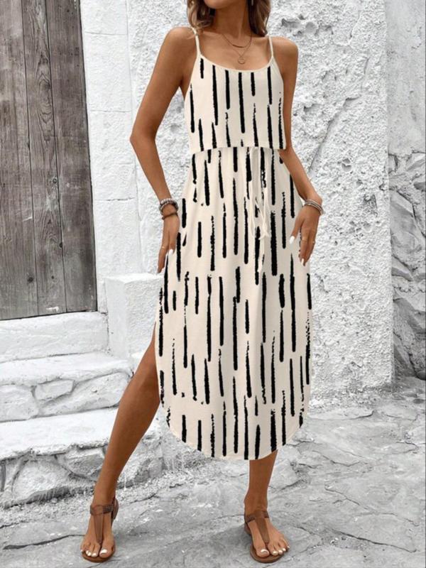 BLYTE™ - All-Over Print Wickelkleid mit Schleife für sommerliche Stimmung