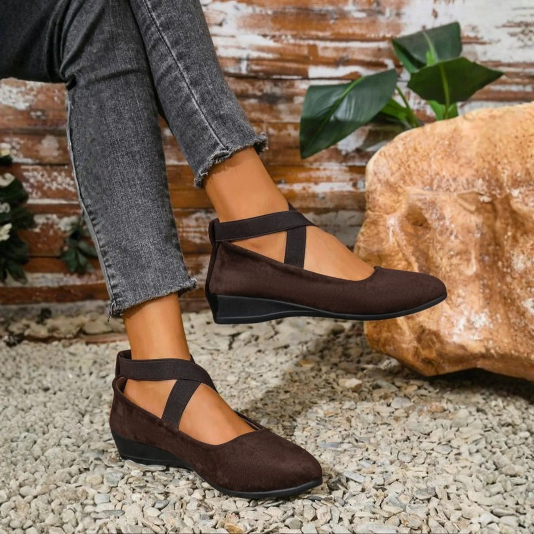 ANGEL™ - Bequeme geschlossene Keilabsatzschuhe zum Hineinschlüpfen