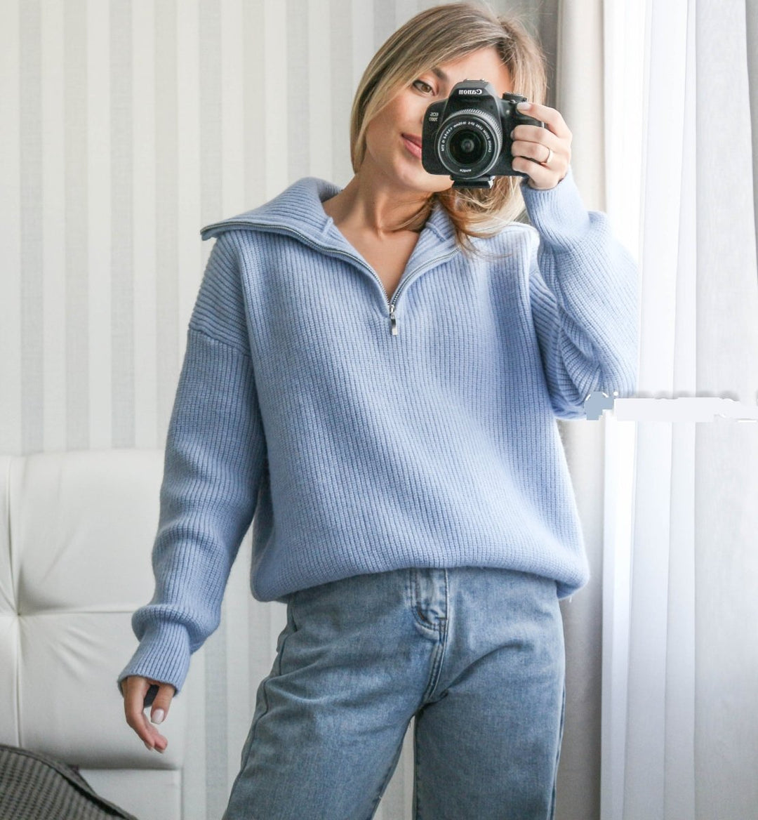 ELODIE™ – Gemütlicher Half-Zip-Pullover