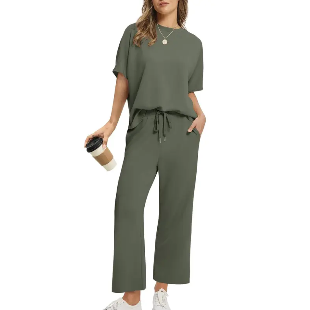 BRISA™ – Luftiges zweiteiliges Set mit weitem Bein