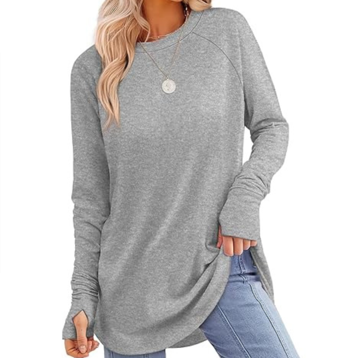 CORINNE™ – Legeres Tunika-Top mit Daumenloch