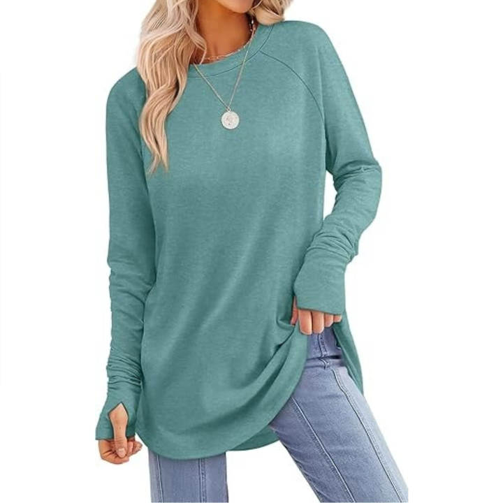 CORINNE™ – Legeres Tunika-Top mit Daumenloch
