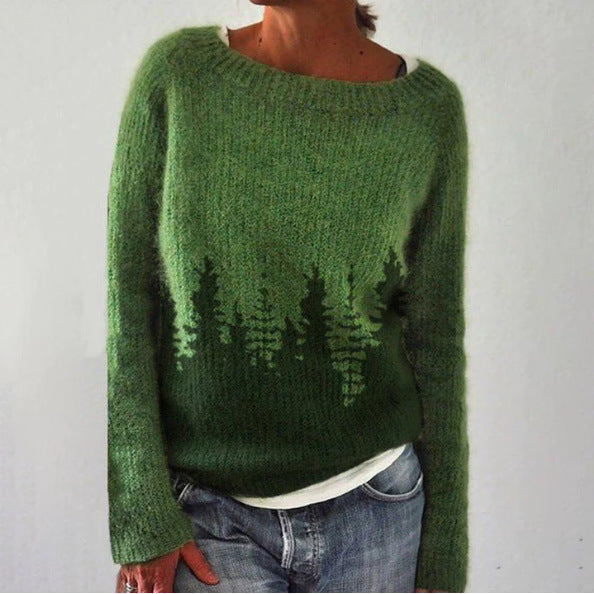 LAURIE™ - Forest Strickpullover