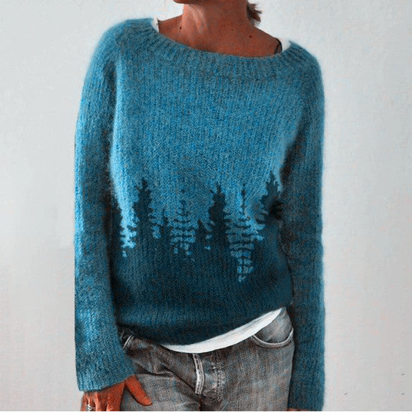 LAURIE™ - Forest Strickpullover
